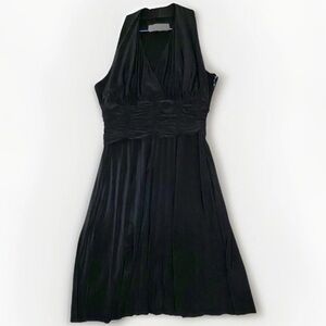 Laura Petites Little Black Dress Midi Women’s Size S Classic Sleeveless Light